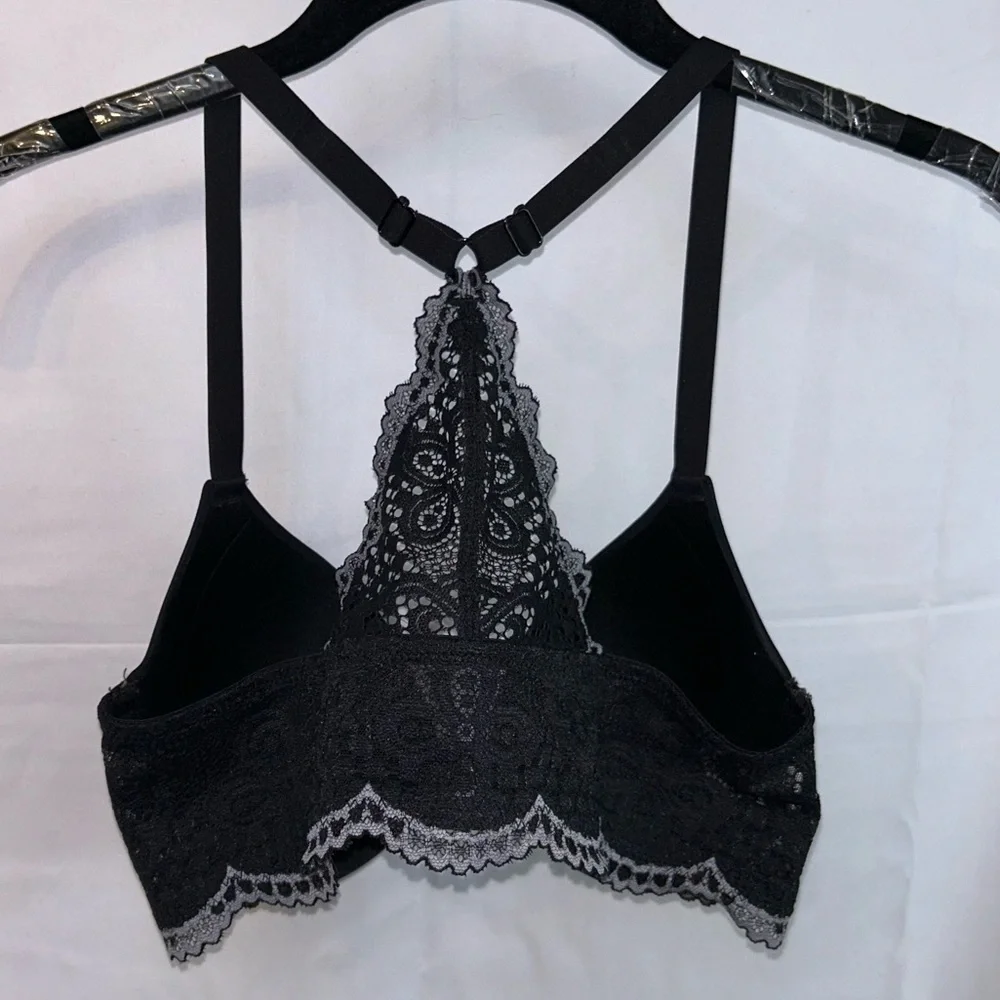 Maidenform Bra Lace Racerback Full Coverage Lightly Padded Underwire T-Shirt Bra